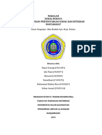 Makalah Sosial Budaya Pertentangan-Pertentangan Sosial Dan Integrasi Masyarakat