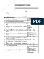 Trucking Security Survey: Facility Profile