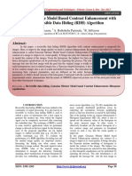 Gaussian Mixture Model Based Contrast Enhancement with the Reversible Data Hiding (RDH) Algorithm