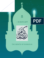 10 Days Left: The Month of Ramadan