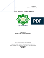 Assessing Affective and Psychomotor: Language Assessment Rizki Amelia, S. Pd. M. PD