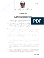 63 Comunicado Paro Nacional