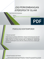 PSIKOLOGI PERKEMBANGAN DALAM PERSPEKTIF ISLAM - Fatah Fu'ad Fakhrudin