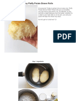 Easy Fluffy Potato Dinner Rolls