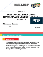 How Do Children Grow Develop and Learn