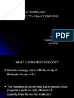 Nanotechnology Nanocircutry & Nanocomputing: Presented by Sidharh Bansal ME/10/746