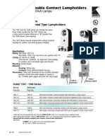 Recessed Double Contact Lampholders: For 800 and 1500ma Lamps