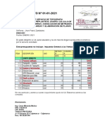 Cotizacion de Levantamiento Topografico Con Biaticos