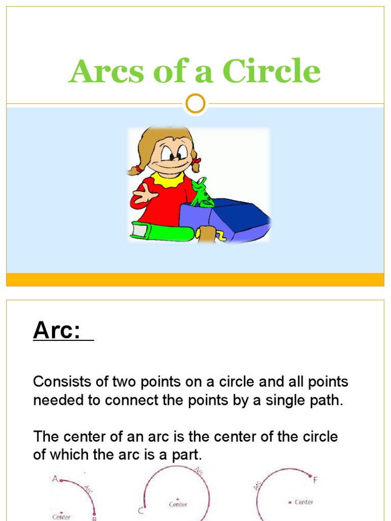 Geometry 10.3 Arcs of A Circle | PDF | Angle | Circle