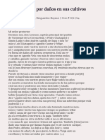 Transcripcion-Queja de Indios Por Daños en Sus Cultivos