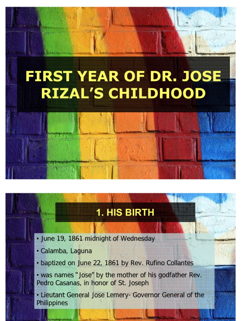 Childhood of Rizal