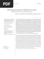 Riscos biomecanicos em trab serraria