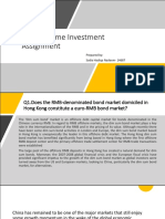 Fixed Income Investment Assignment: Prepared By: Sadia Hadiqa Nadeem-14687