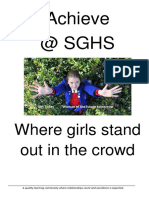 Achieve at SGHS: Where Girls Stand Out in The Crowd