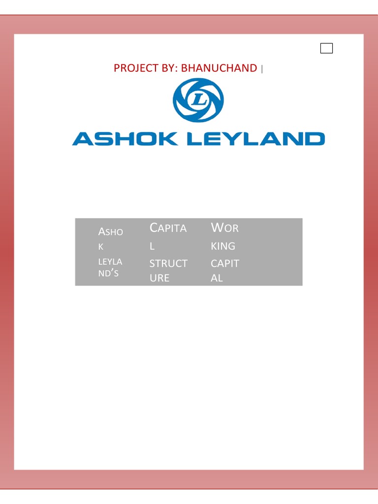 Ashok Leyland PDF Dividend Equity (Finance)