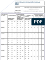 Evaluamos percusión corporal