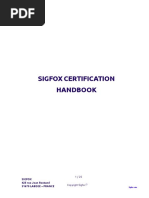 Sigfox Certification Handbook