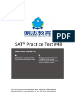 SAT® Practice Test #48