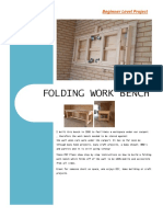 Folding Work Bench: Beginner Level Project