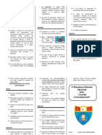 Triptico - 1° Simulacro de Lluvias e Inundaciones