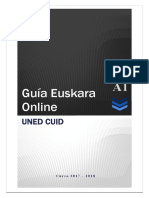 Euskera Elemental A1 Online 2018