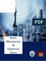 Profit Maxiimization & Competitive Supply (BUS525)