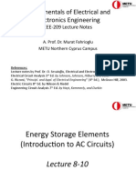 Fundamentals of Electrical and Electronics Engineering: EEE-209 Lecture Notes