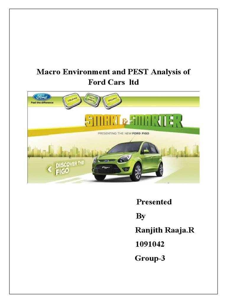 PEST Analysis of Ford Motor Company | PDF | Ford Motor Company | Car