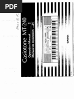 Download Casio MT240 User Manual by larry_ingram195 SN50651766 doc pdf