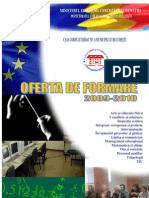 2009-2010 Oferta de Formare CCD Bucuresti