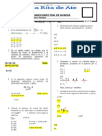 EXAMEN Bimestral DE QUIMICA Pre3