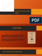 Constitución Política Del Perú 1860