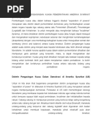 Istem Doktrin Pengasingan Kuasa Pemerintahan Amerika Syarikat Dan Malaysia