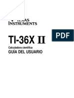 INSTRUCCIONES calculadora TEXAS