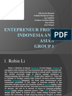 Entepreneur From Indonesia and Asian