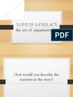 Love Is A Fallacy and Position Paper 1