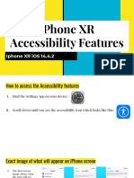 Iphone XR Accessibility Features-Taylor Turner