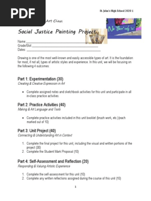art unit painting social justice 11 12