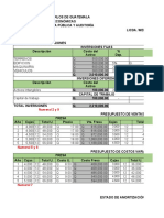 Ejercicio en Clase - Finanzas Iii