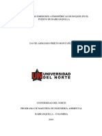 Tesis de Inventario de Emisiones de Puerto. Universidad Del Norte
