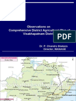 Observations On Comprehensive District Agricultural Plan of Visakhapatnam District
