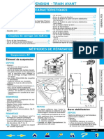 Suspension - Train Avant: Caractéristiques