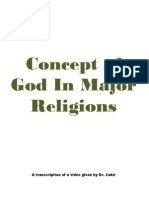 Concept of GOD in Major Religions