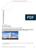 Processo Legislativo Constitucional - Como As Leis São Produzidas