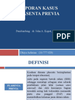 LAPSUS Plasenta Previa - Dhiya  Asfarina