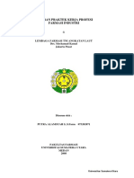 Laporan Praktek Kerja Profesi Farmasi Industri: Lembaga Farmasi Tni Angkatan Laut Drs. Mochamad Kamal Jakarta Pusat