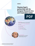 Shaping Egypt's Partnership With The European Research Area and Cooperation Action