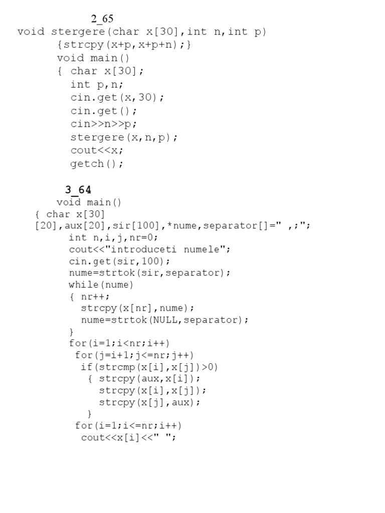 C++ String Manipulation Functions | PDF | Computer Programming ...