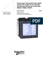 Merlin Gerin Power Meter 800 PM820 Guide d Installation 63230 500 224