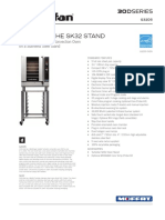 G32D5 On The Sk32 Stand: Full Size Digital / Gas Convection Oven On A Stainless Steel Stand